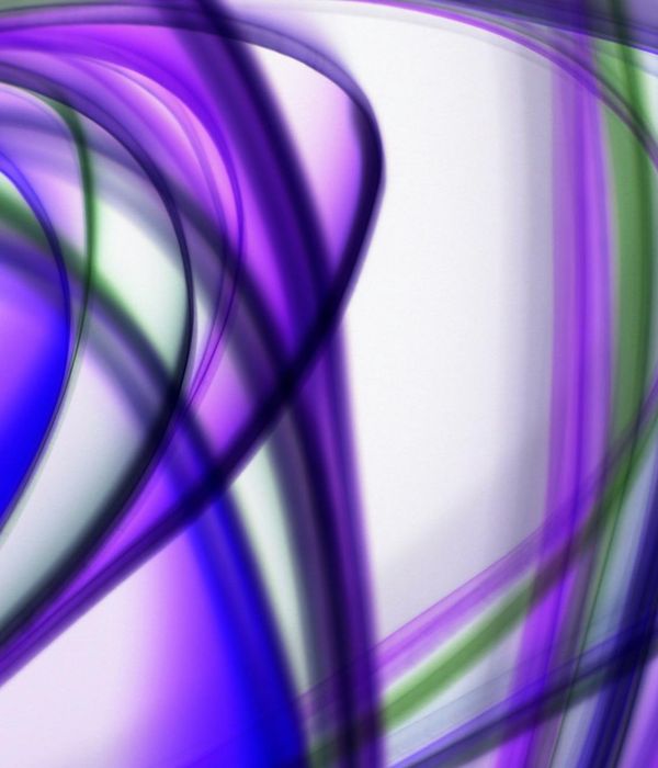 Abstract glowing lines representing smooth body motion